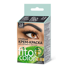 Крем-краска для бровей и ресниц Fitocolor графит 2х2мл