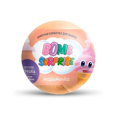 Бомбочка для ванны Bomb surprise с игрушкой карамелька 115г