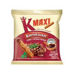 Сухарики Кириешки Maxi стейк с соусом барбекю, 80 г