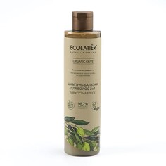 Шампунь-бальзам Ecolatier Olive для волос 2в1 350мл