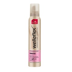 Мусс для волос Wella wellaflex сильной фиксации для чувствительной кожи головым 200мл