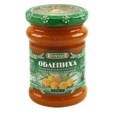 Облепиха Экопродукт протертая с сахаром 320 г