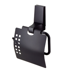 Держатель для туалетной бумаги Wasserkraft Abens чёрный 6,5х6,7х7 см