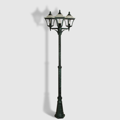 Светильник садовый Amber Lamp AM9043A напольный, темно-зеленый