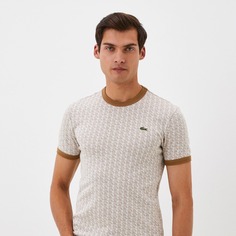 Мужская футболка Lacoste Regular Fit с монограммой