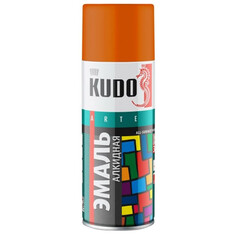 Краски и эмали аэрозольные универсальные эмаль аэрозольная KUDO 1019 универсальная 520мл оранжевая, арт.KU-1019