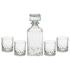 Наборы для алкогольных напитков набор для виски LEFARD штоф 960мл + 4 стакана 240мл стекло