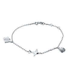 Браслет из серебра с бриллиантами э0601бр04202971 ЭПЛ Даймонд