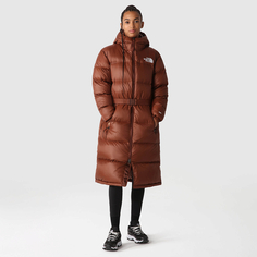 Женский пуховик The North Face Nuptse Belt Long Dark