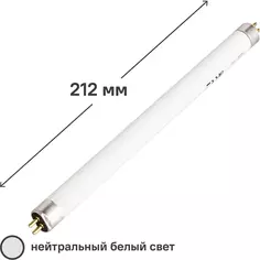 Лампа люминесцентная Osram T5 G5 6 Вт нейтральный белый свет 640