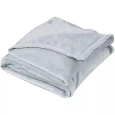 Плед 140x200 см микрофибра цвет серый Без бренда