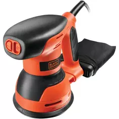 Эксцентриковая шлифмашина сетевая Black&Decker KA198-QS, 260 Вт, 125 мм