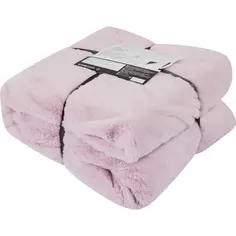 Плед 200x220 см полиэстер цвет розовый Столица текстиля
