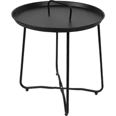 Столик кофейный 36х39 см металл черный Без бренда