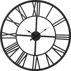 Часы настенные Dream River CY23-001 круглые металл цвет черный бесшумные ø70