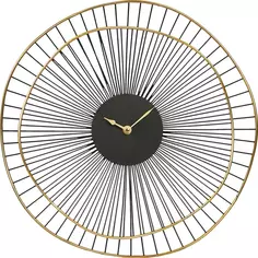 Часы настенные Dream River Ракушка SD220275N круглые металл цвет черный бесшумные ø39