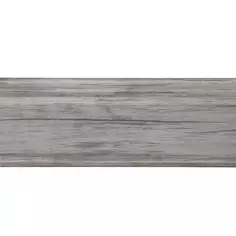 Плинтус напольный Oscar полистирол цвет серый 2000x13x80 мм Без бренда
