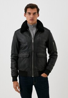 Куртка кожаная утепленная Urban Fashion for Men 