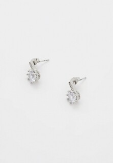 Серьги Shine&Beauty с покрытием серебром 925 пробы, кристаллы Swarovski