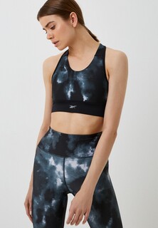 Топ спортивный Reebok RUNNING PRINTED SPORTS BRA