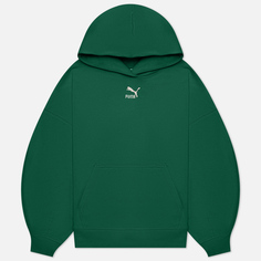 Женская толстовка Puma Classics Oversized Hoodie TR, цвет зелёный
