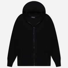 Мужской свитер MA.Strum Milano Knit Full Zip Hoodie, цвет чёрный