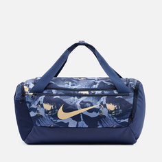 Дорожная сумка Nike Brasilia Printed Duffel Small, цвет синий