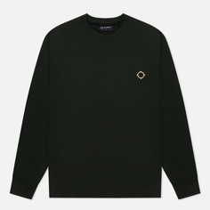 Мужская толстовка MA.Strum Oversized Back Logo Print, цвет оливковый