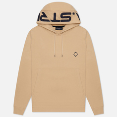 Мужская толстовка MA.Strum Hoodie Logo Print, цвет бежевый