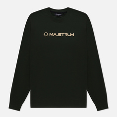 Мужская толстовка MA.Strum Chest Logo Crew Neck, цвет оливковый