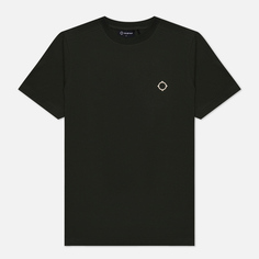 Мужская футболка MA.Strum Oversized Back Logo Print, цвет оливковый