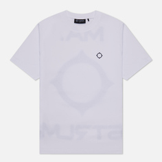 Мужская футболка MA.Strum Oversized Back Logo Print, цвет белый