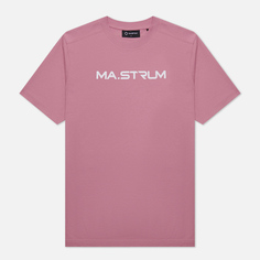 Мужская футболка MA.Strum Logo Chest Print, цвет розовый
