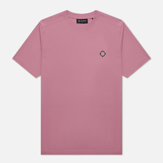 Мужская футболка MA.Strum Oversized Back Logo Print, цвет розовый, размер XL
