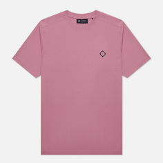Мужская футболка MA.Strum Oversized Back Logo Print, цвет розовый