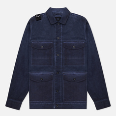 Мужская куртка ветровка MA.Strum Oil Wash Four Pocket, цвет синий, размер L