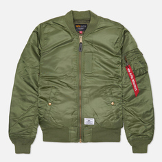 Мужская куртка бомбер Alpha Industries MA-1 Mod Flight, цвет оливковый, размер M