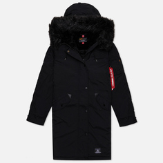 Женская куртка парка Alpha Industries Elyse Gen II, цвет чёрный, размер L