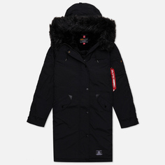 Женская куртка парка Alpha Industries Elyse Gen II, цвет чёрный