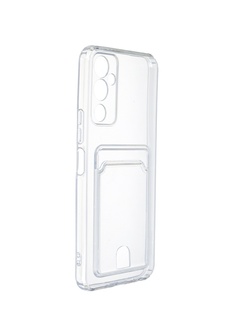 Чехол Zibelino для Tecno Pova 4 Silicone Card Holder защита камеры Transparent ZSCH-TCN-PV4-CAM-TRN