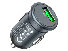 Зарядное устройство Hoco Z43 Mighty 1xUSB 3А 18W QC3.0 Grey 6931474761194