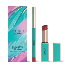 Подарки для неё LETIQUE COSMETICS Набор для макияжа губ BRAZILIAN CARNIVAL