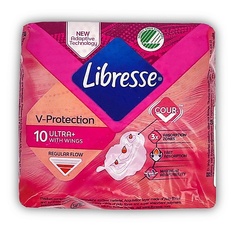 Прокладки гигиенические LIBRESSE Прокладки V-Protection Ultra Normal 10.0