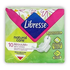 Прокладки гигиенические LIBRESSE Прокладки Natural Care Regular 10