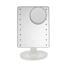 CLEVERCARE Зеркало косметическое 16 LED, с дополнительным съемным зеркалом