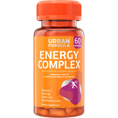 Капсула URBAN FORMULA Комплекс для энергии с женьшенем Energy Complex