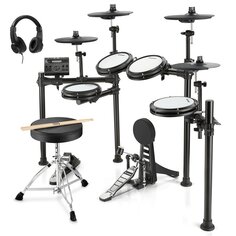 DED-200 Electric Drum Set 5 Drums 4 Cymbals Donner