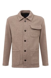 Куртка-рубашка из шерсти и кашемира Andrea Campagna