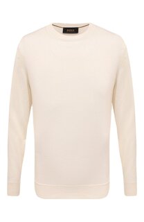 Шелковый джемпер Boss Camel