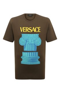 Хлопковая футболка Versace